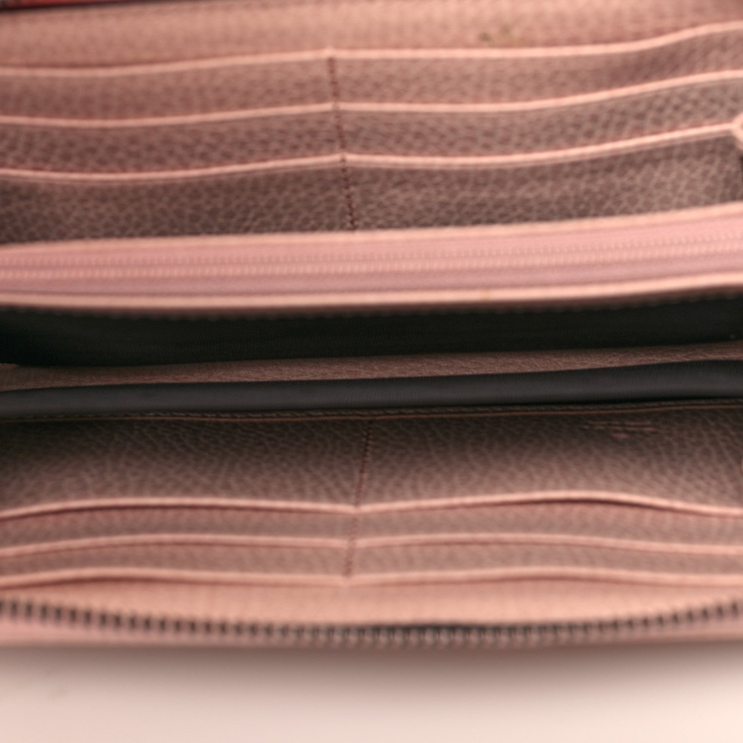 Gucci Calfskin Butterfly Farfalla Zip Around Wallet Perfect Pink 5 of 8