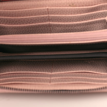 Gucci Calfskin Butterfly Farfalla Zip Around Wallet Perfect Pink 5 of 8