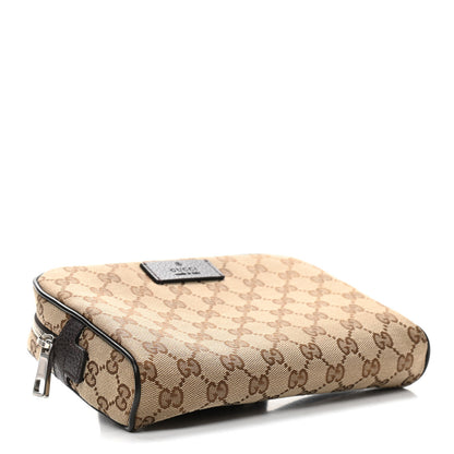 Gucci Monogram Belt Bag Dark Brown 4 of 10