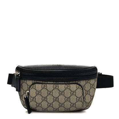 Gucci GG Supreme Monogram Belt Bag Black 1 of 10