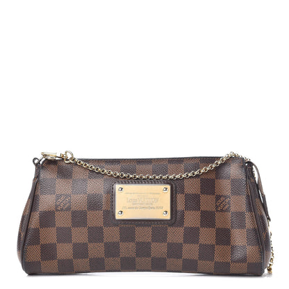 Louis Vuitton Damier Ebene Eva Clutch 1 of 17