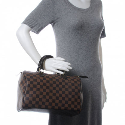 Louis Vuitton Damier Ebene Speedy 30 2 of 7
