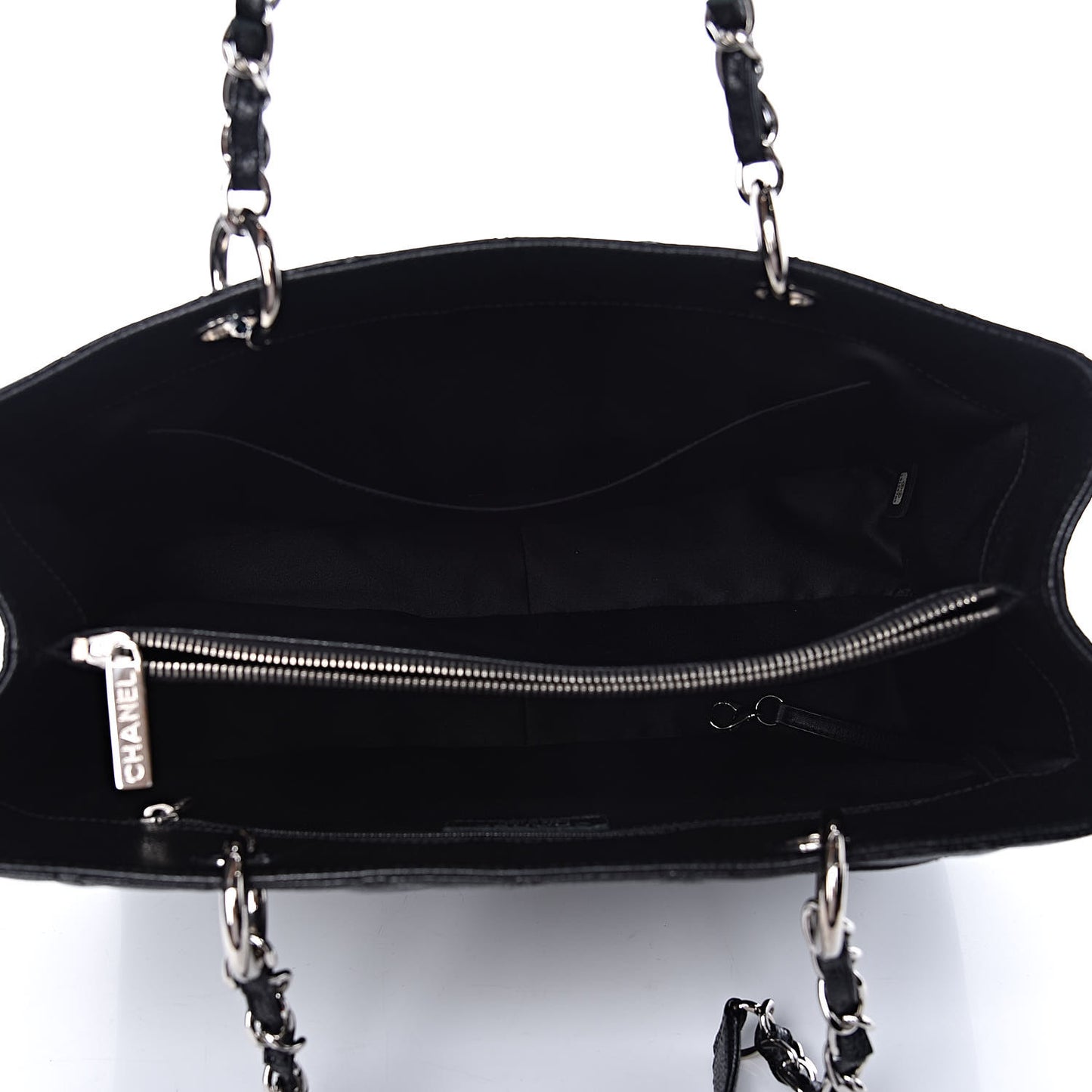Caviar Quilted Grand Shopping Tote GST Black