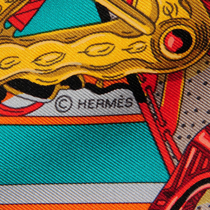 Hermes Silk Le Songe De La Licorne Scarf 90 4 of 6