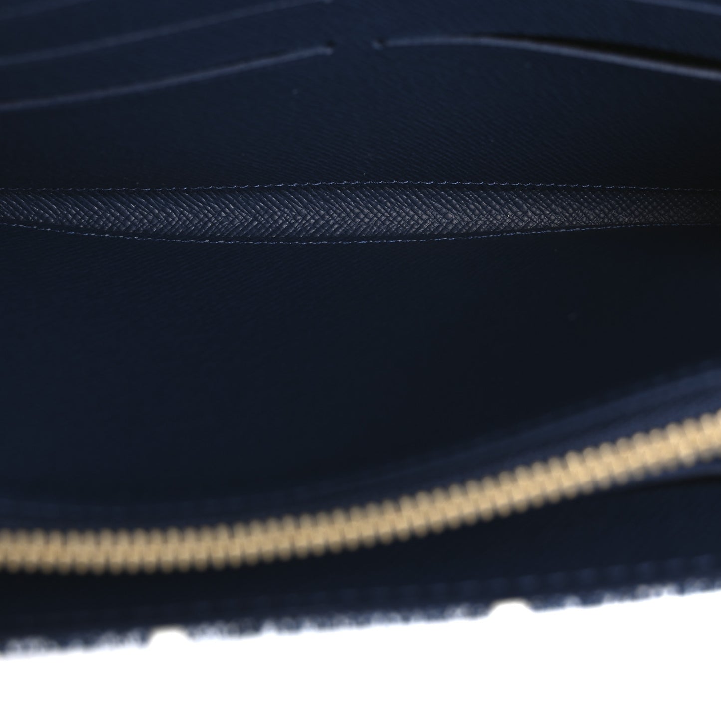 Monogram Jacquard Denim Sarah Wallet Bleu