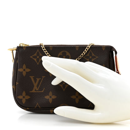 Louis Vuitton Monogram Mini Pochette Accessories 2 of 10