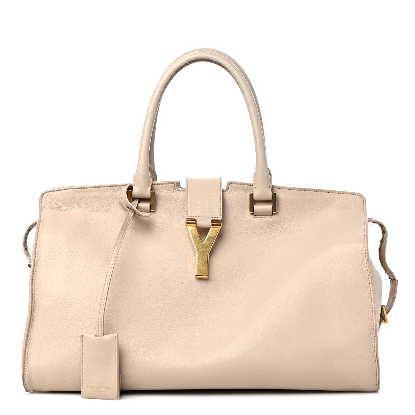 Calfskin Medium Classic Y Cabas Beige