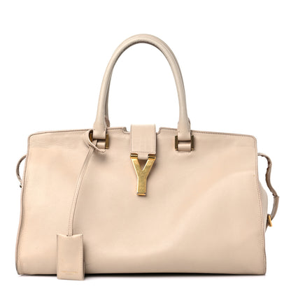 Saint Laurent Calfskin Medium Classic Y Cabas Beige 1 of 18