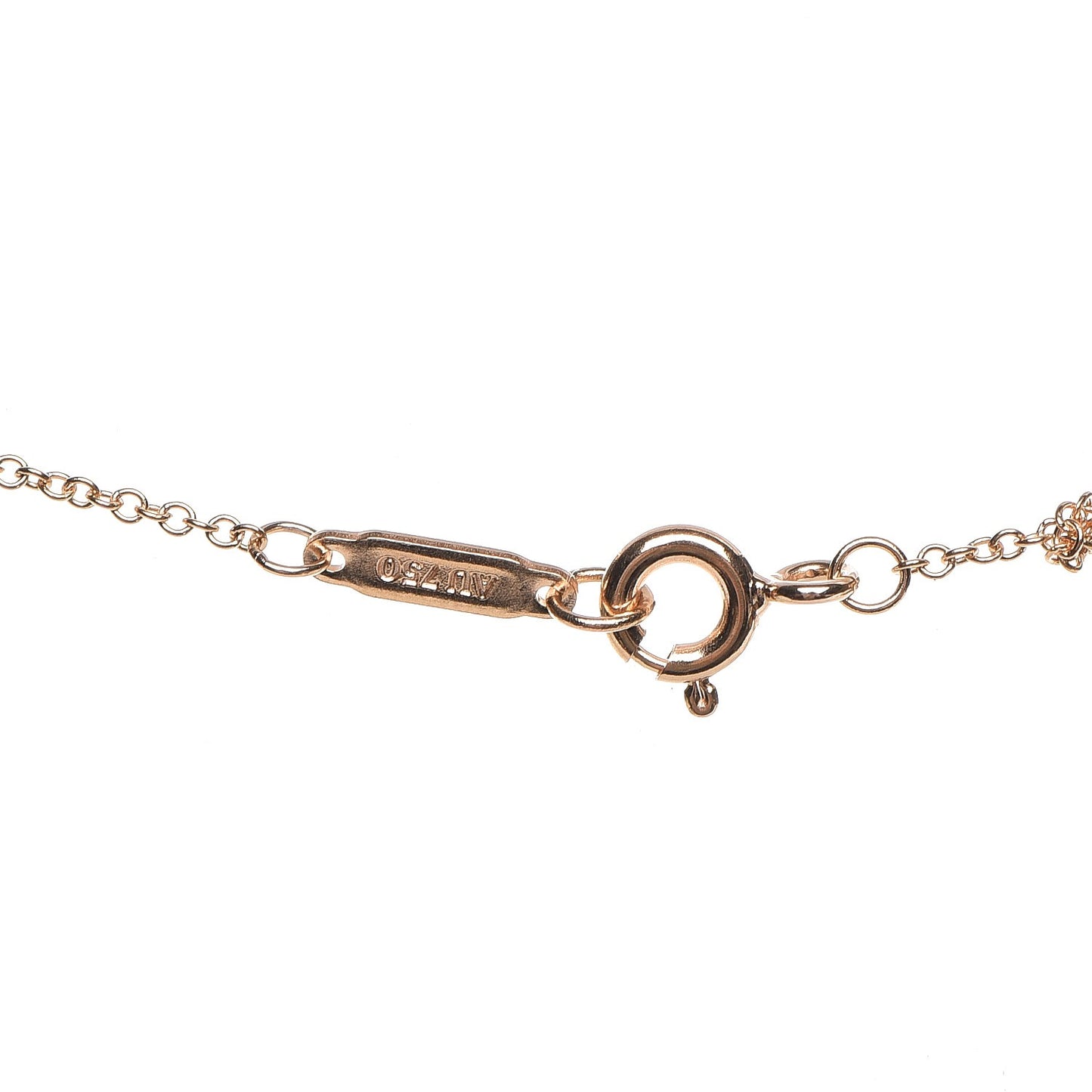 18K Rose Gold Mini Key Pendant Necklace