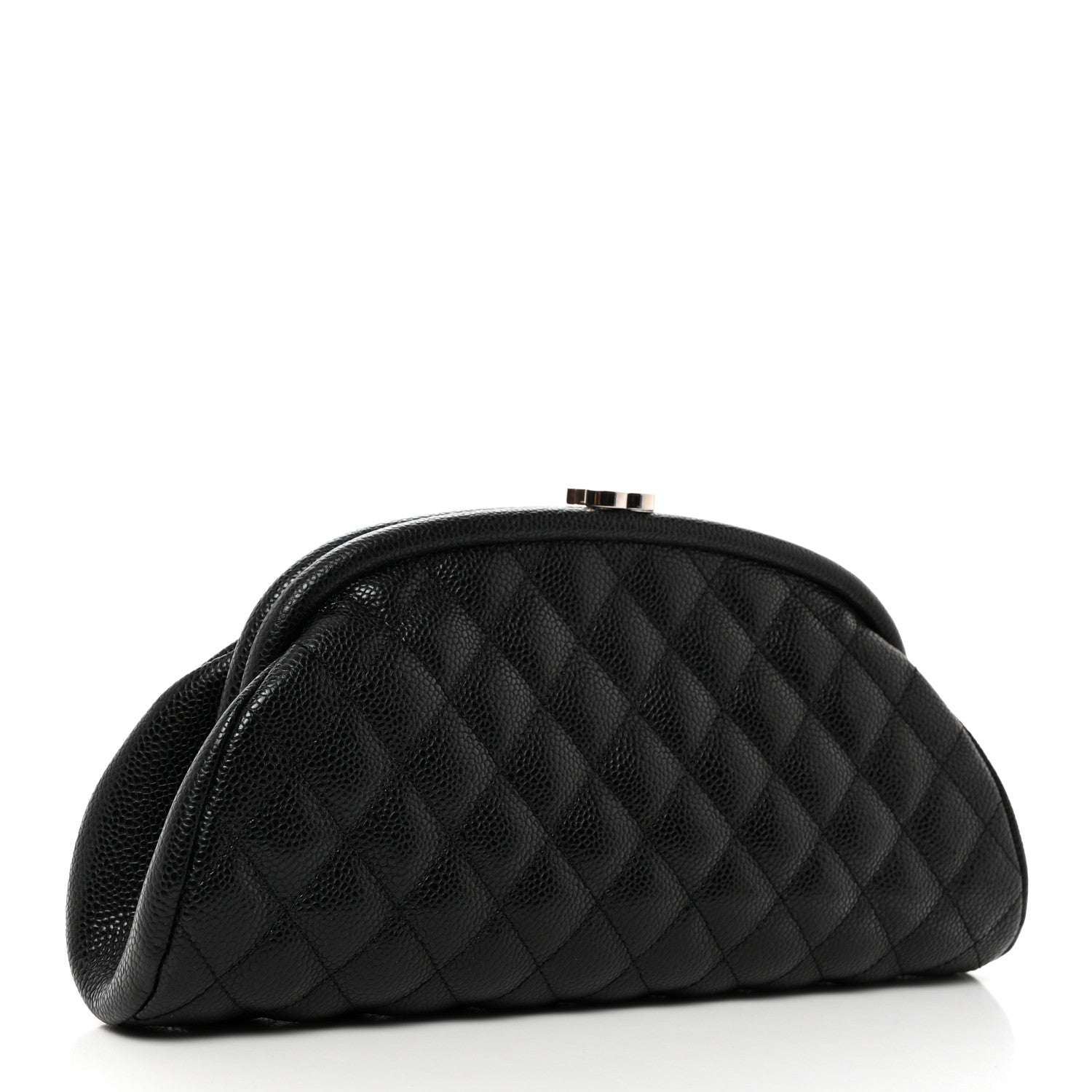 Chanel Caviar Quilted Timeless Clutch Black 4 of 9