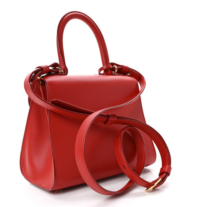 Delvaux Box Calfskin Mini Brillant Satchel Red 3 of 9