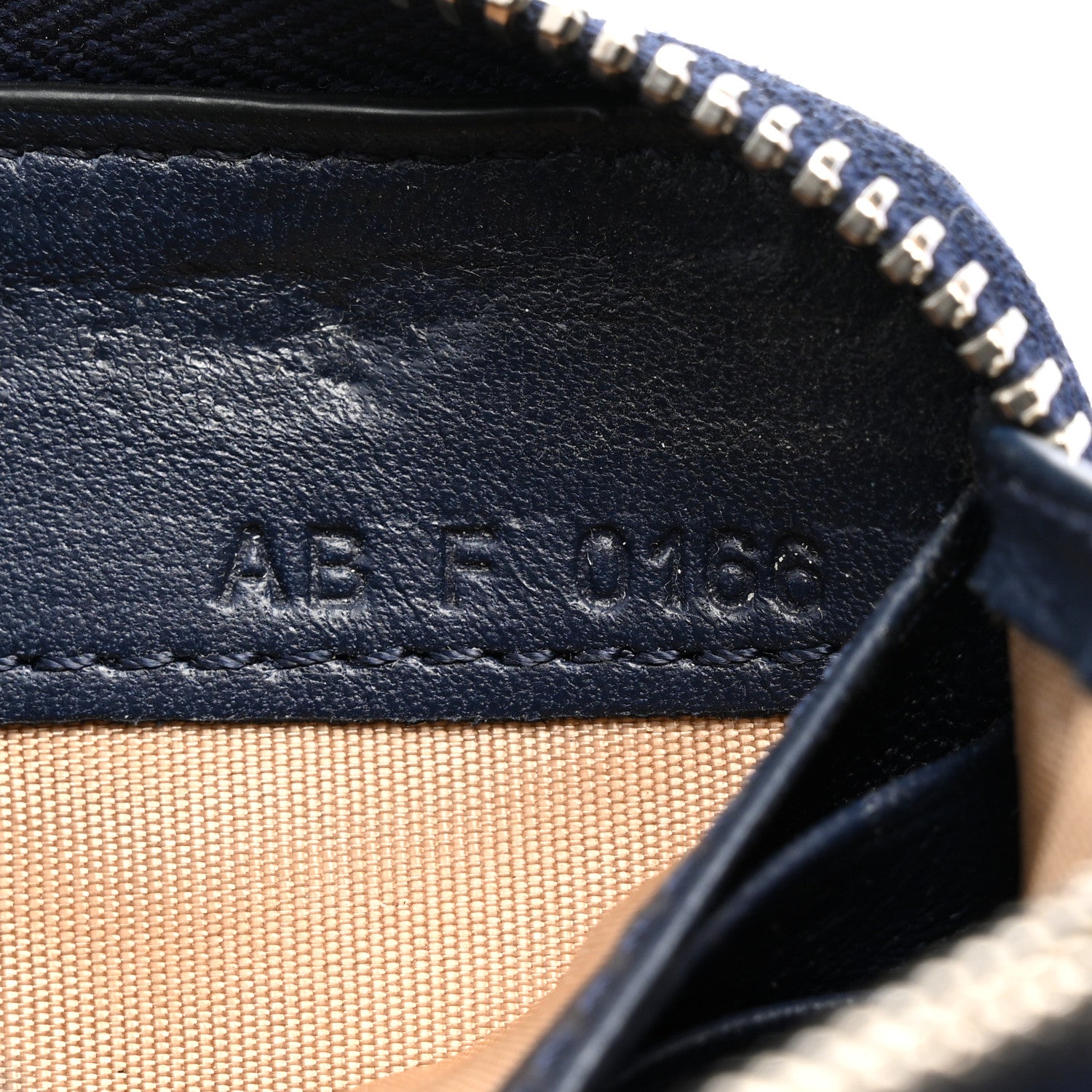 Givenchy Sugar Goatskin Pandora Zip Around Wallet Night Blue 7 of 11