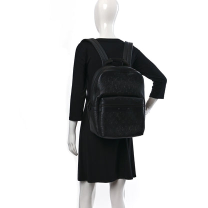 Louis Vuitton Calfskin Monogram Shadow Sprinter Backpack Black 2 of 8