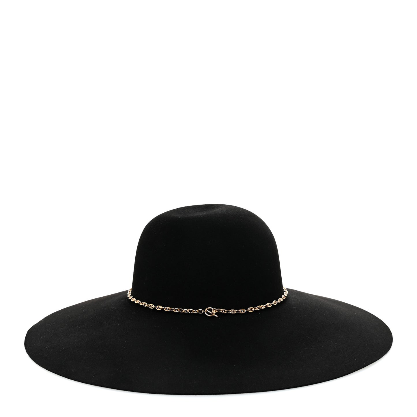 Beaver Felt Bruna Chaine d'Ancre Hat 58 Black