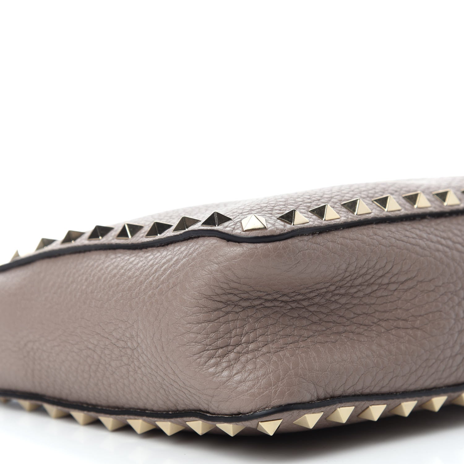 Valentino Garavani Pebbled Calfskin Mini Rockstud Flip-Lock Messenger Bag Poudre 8 of 9