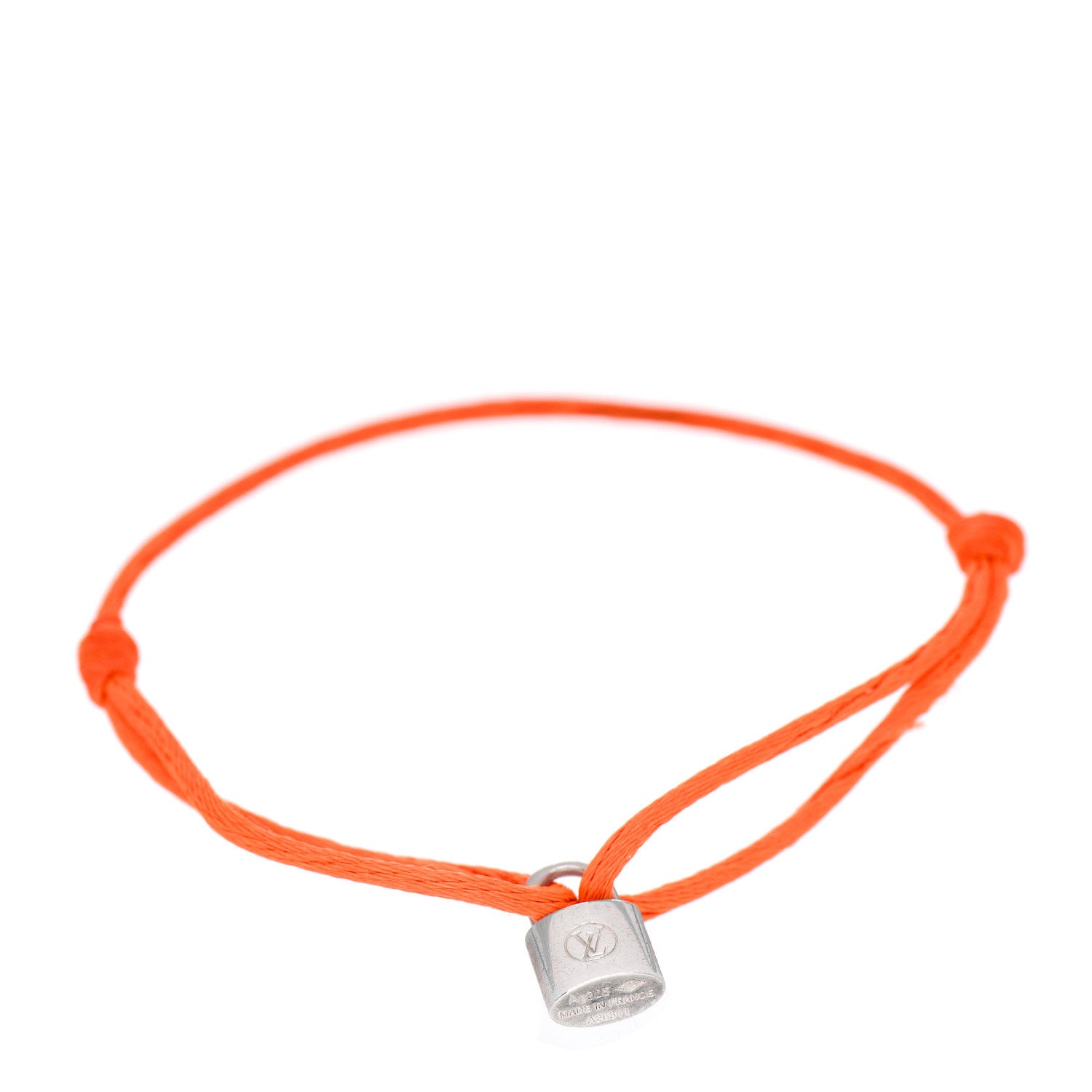 Louis Vuitton X UNICEF Sterling Silver Lockit Bracelet Orange 1 of 4