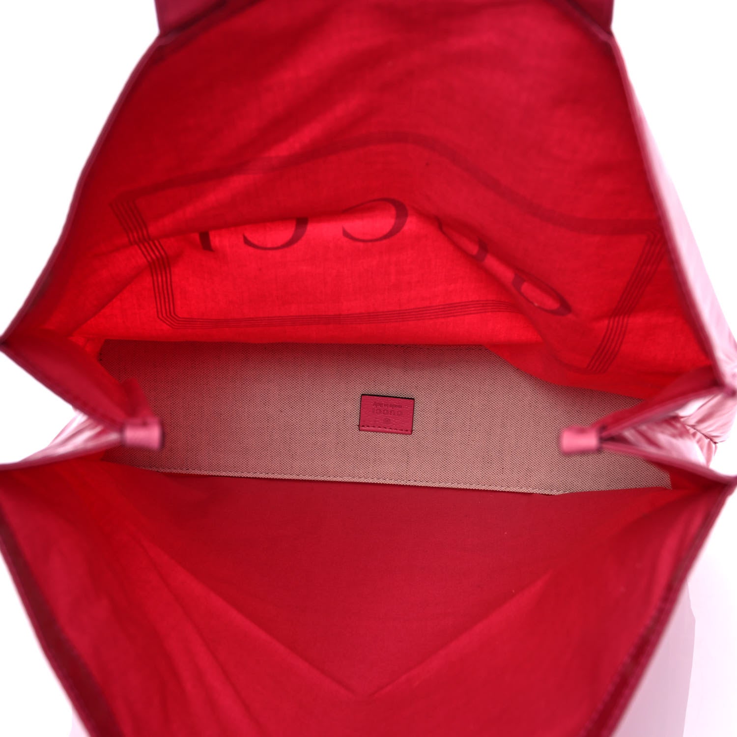 Gucci Patent Canvas Frame Logo Vertical Tote Glam Pink 4 of 8