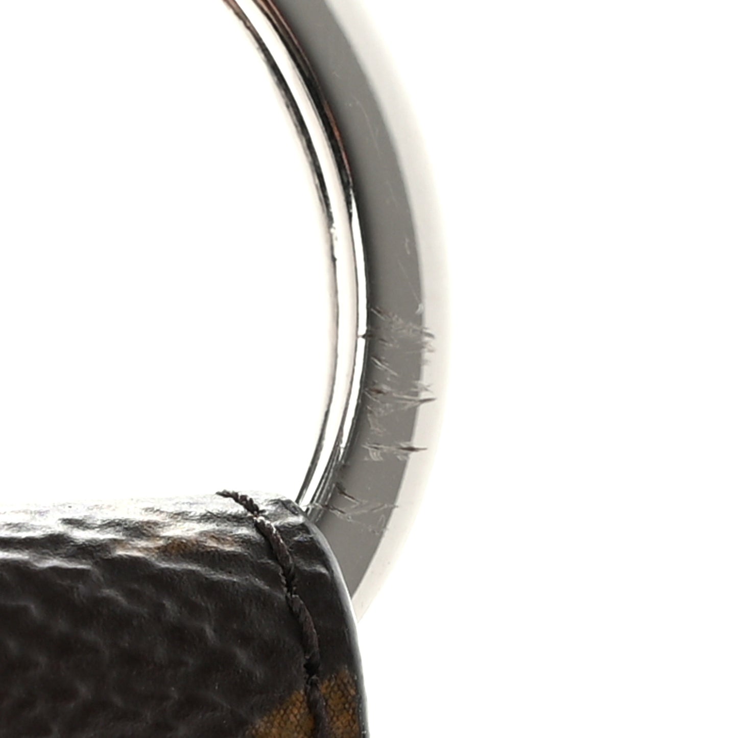 Monogram LV Dragonne Bag Charm Key Holder