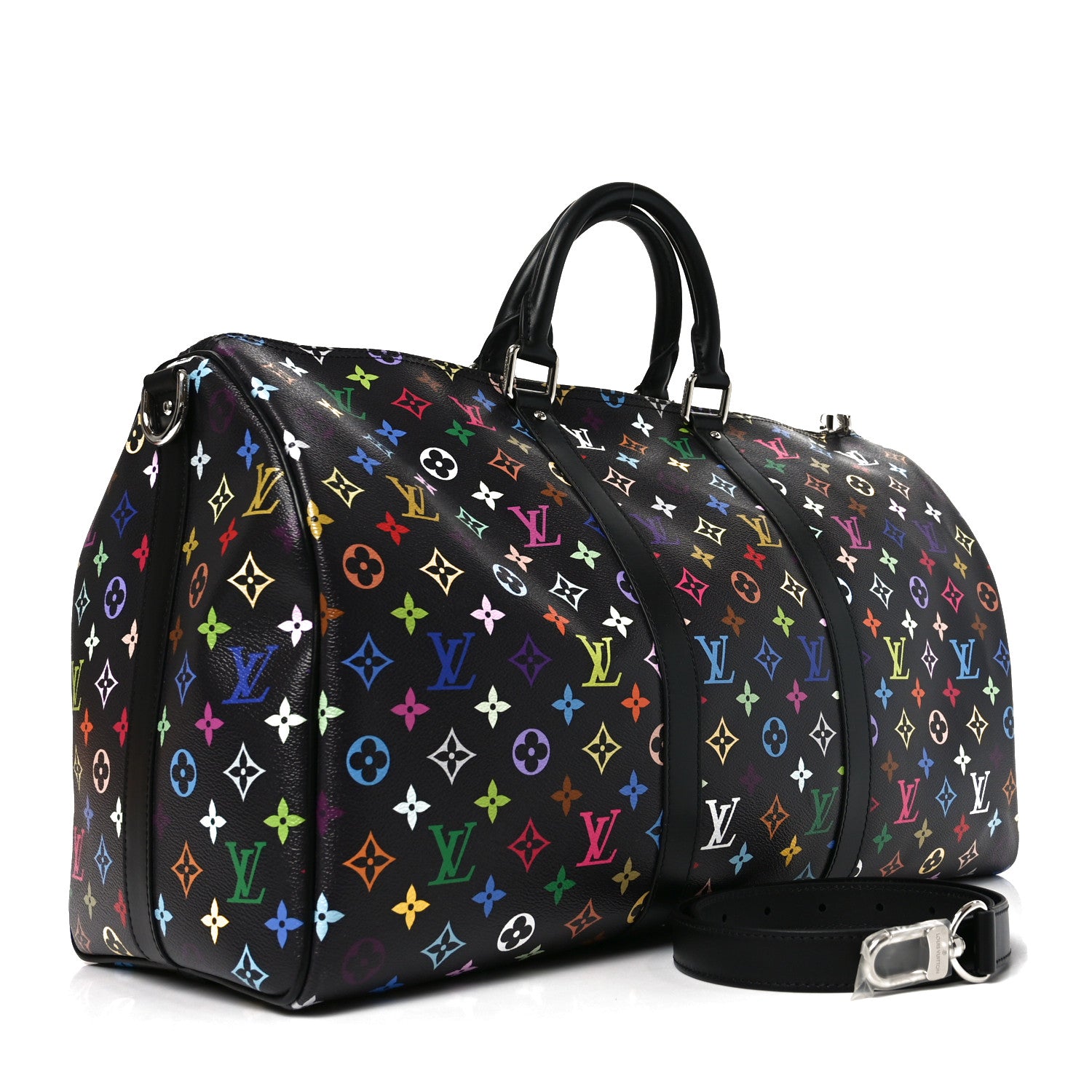 Louis Vuitton LV X TM Monogram Multicolor Keepall Bandouliere 50 Black 2 of 8