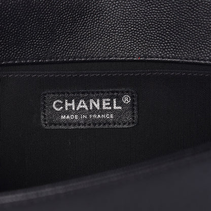 Chanel Caviar Quilted Medium Boy Flap So Black 6 of 13