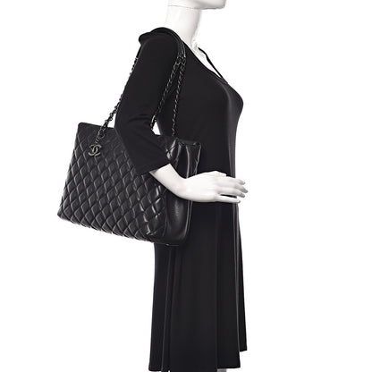Chanel Caviar Quilted City Shopping Tote Black 2 of 16
