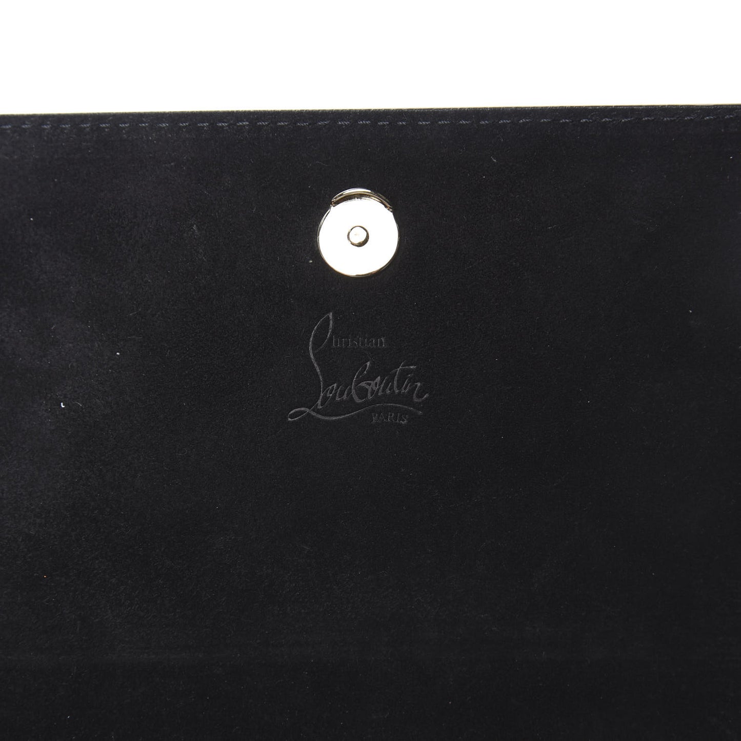 Calfskin Spiked Zoompouch Crossbody Black