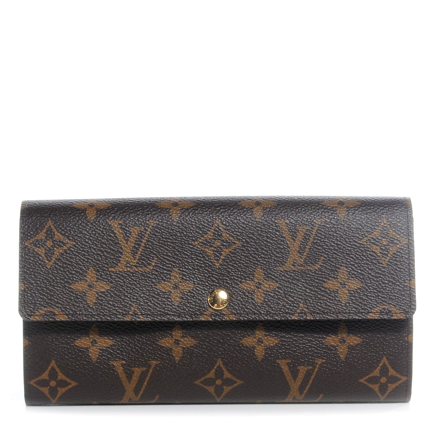 Monogram Leopard Sarah Wallet