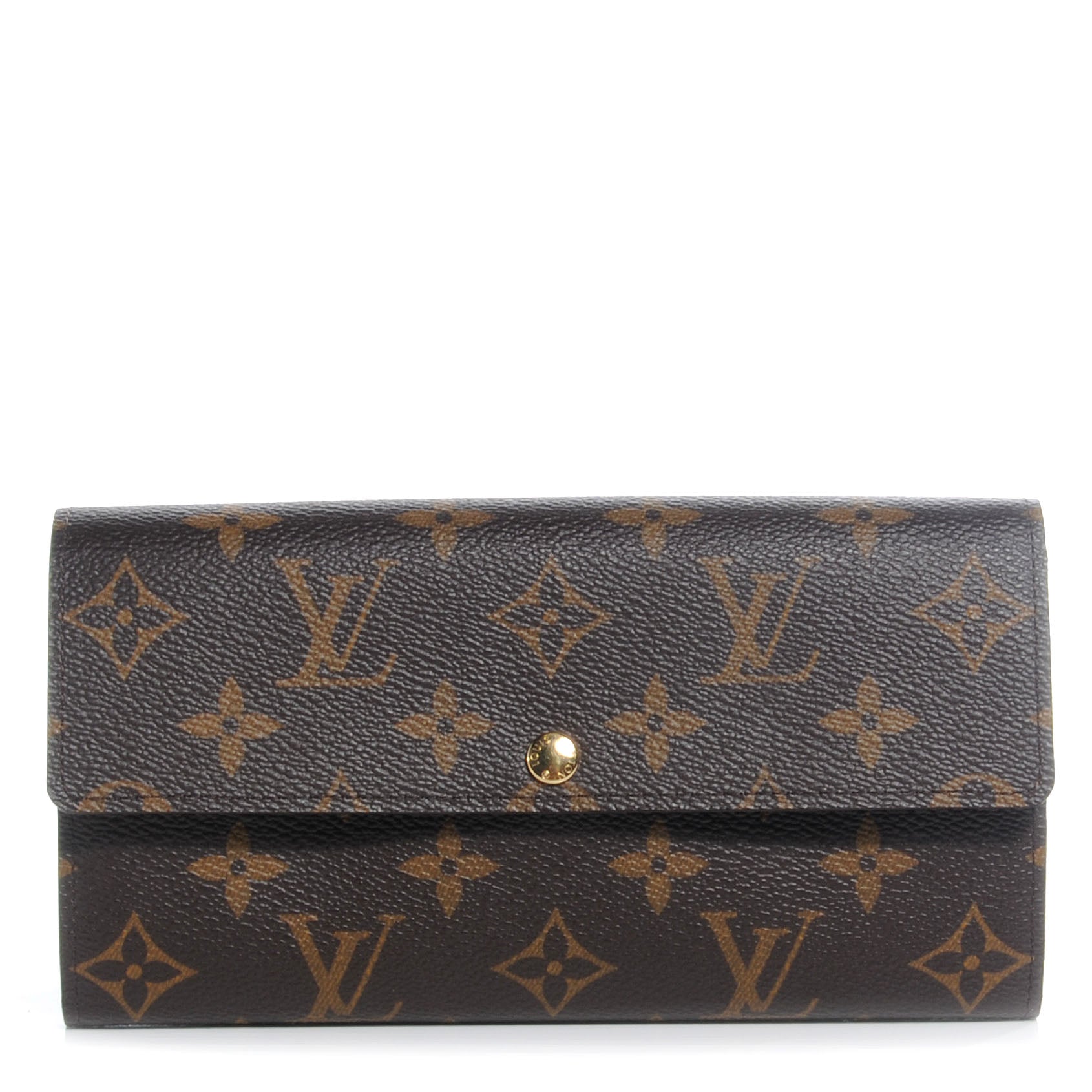 Louis Vuitton Monogram Leopard Sarah Wallet 1 of 8