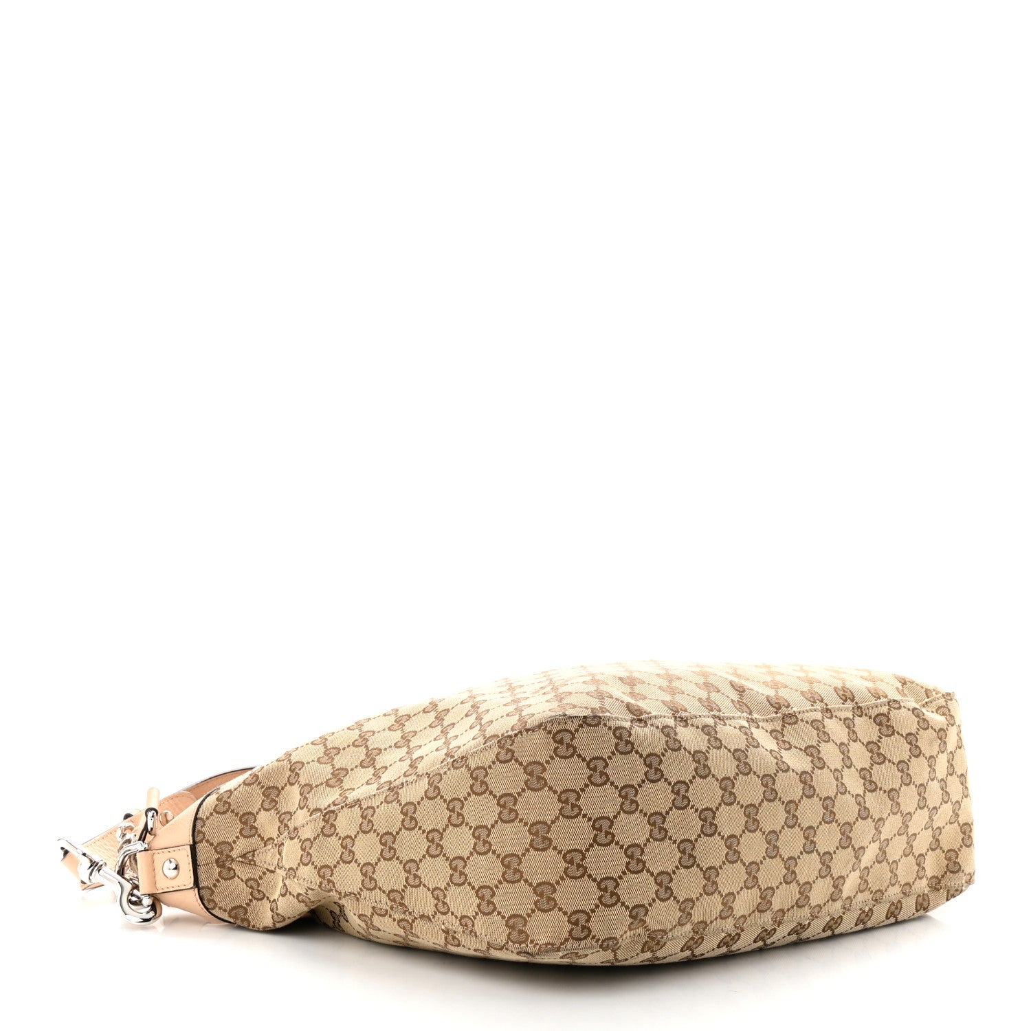 Gucci Monogram Large Icon Bit Hobo Tan 4 of 18