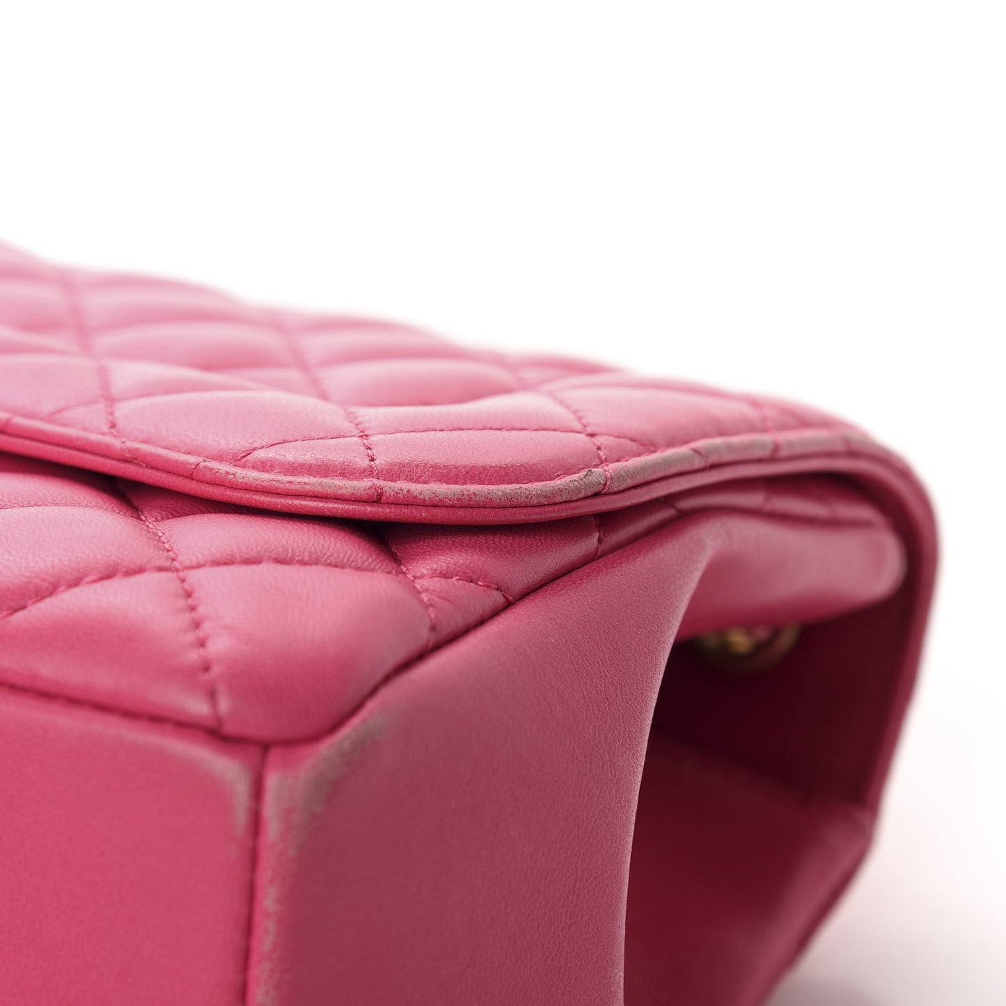 Lambskin Quilted Medium Mademoiselle Chic Flap Pink