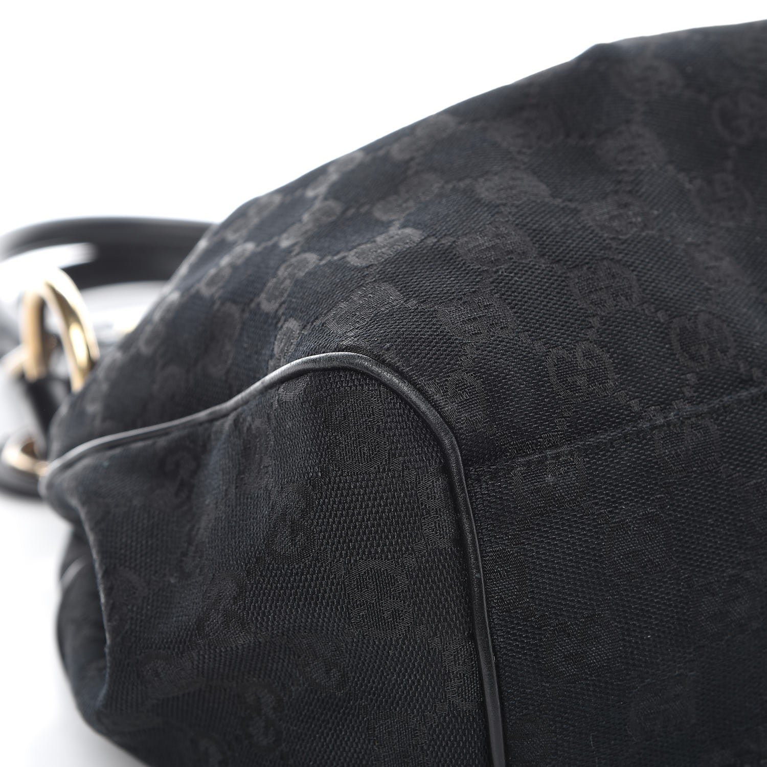 Gucci Monogram Medium Sukey Tote Black 14 of 16