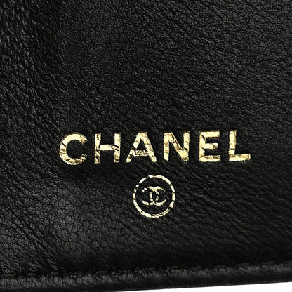 Chanel Lambskin Quilted Small Flap Wallet Black 6 of 8