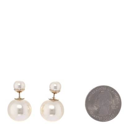 Christian Dior Pearl Mise En Dior Tribal Earrings 2 of 4