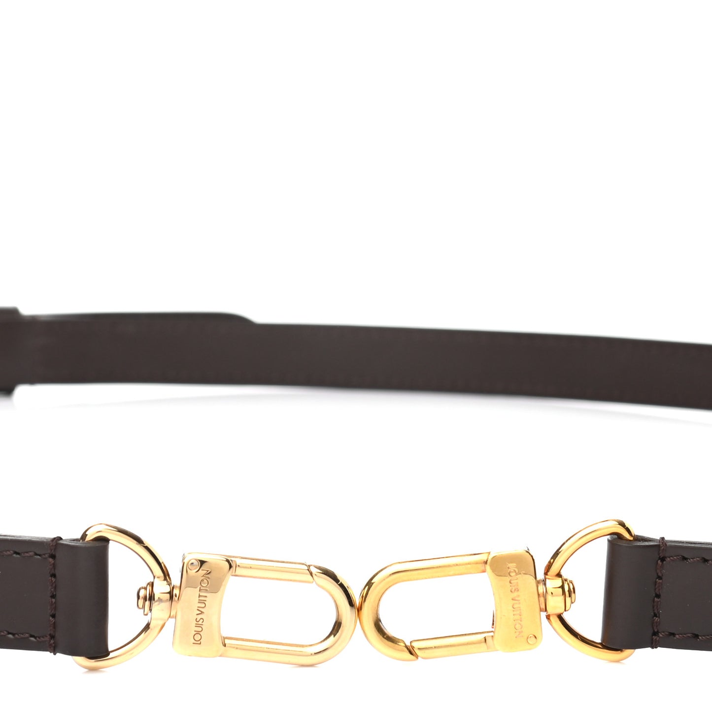 Calfskin Adjustable Speedy Bandouliere Shoulder Strap Brown
