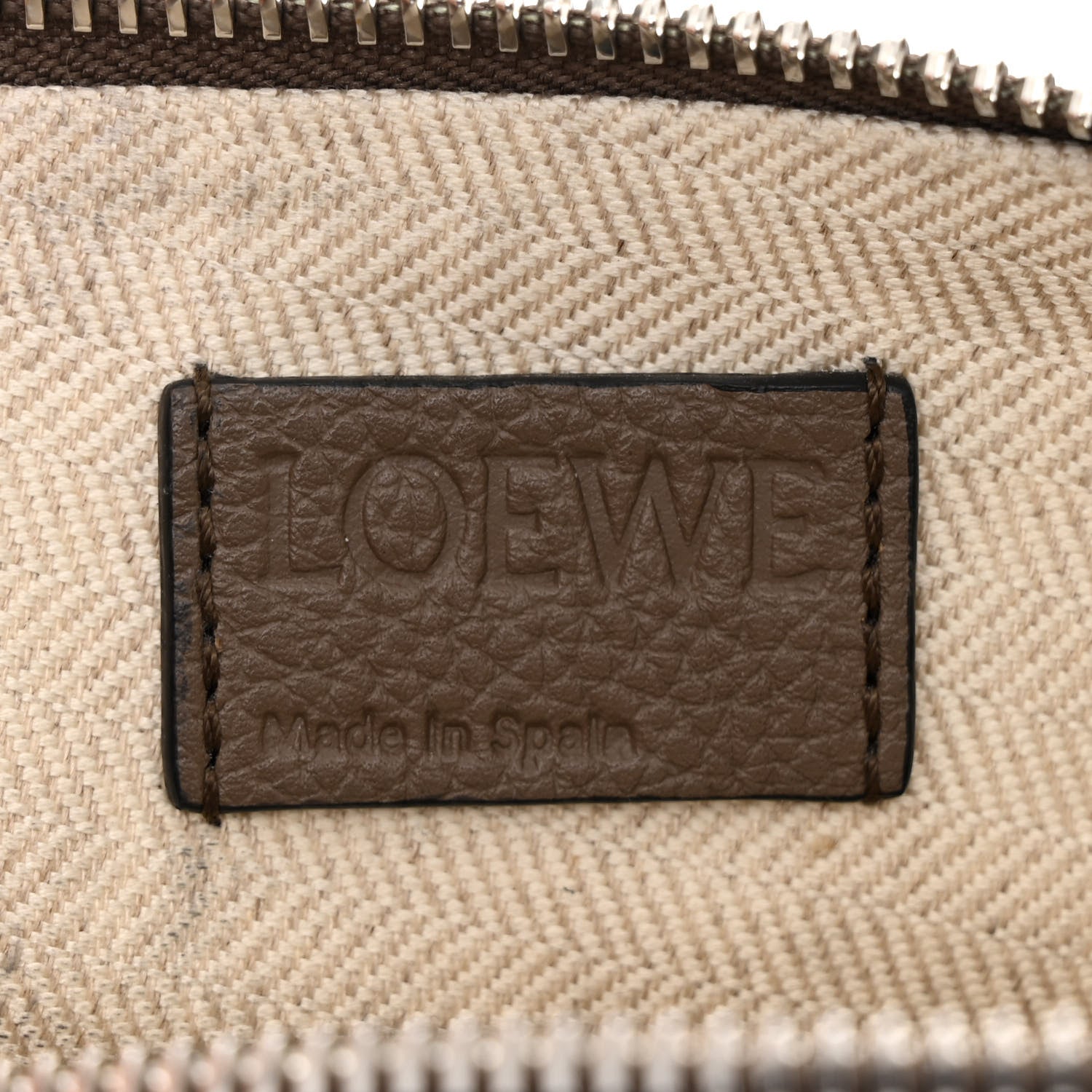 Loewe Soft Grained Calfskin Anton Sling Taupe 6 of 9