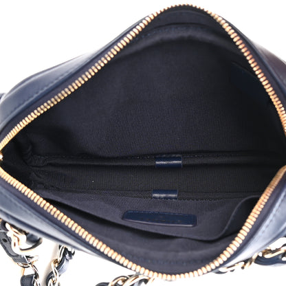Chanel Lambskin Quilted Waist Bag With Pouch Blue 6 of 15