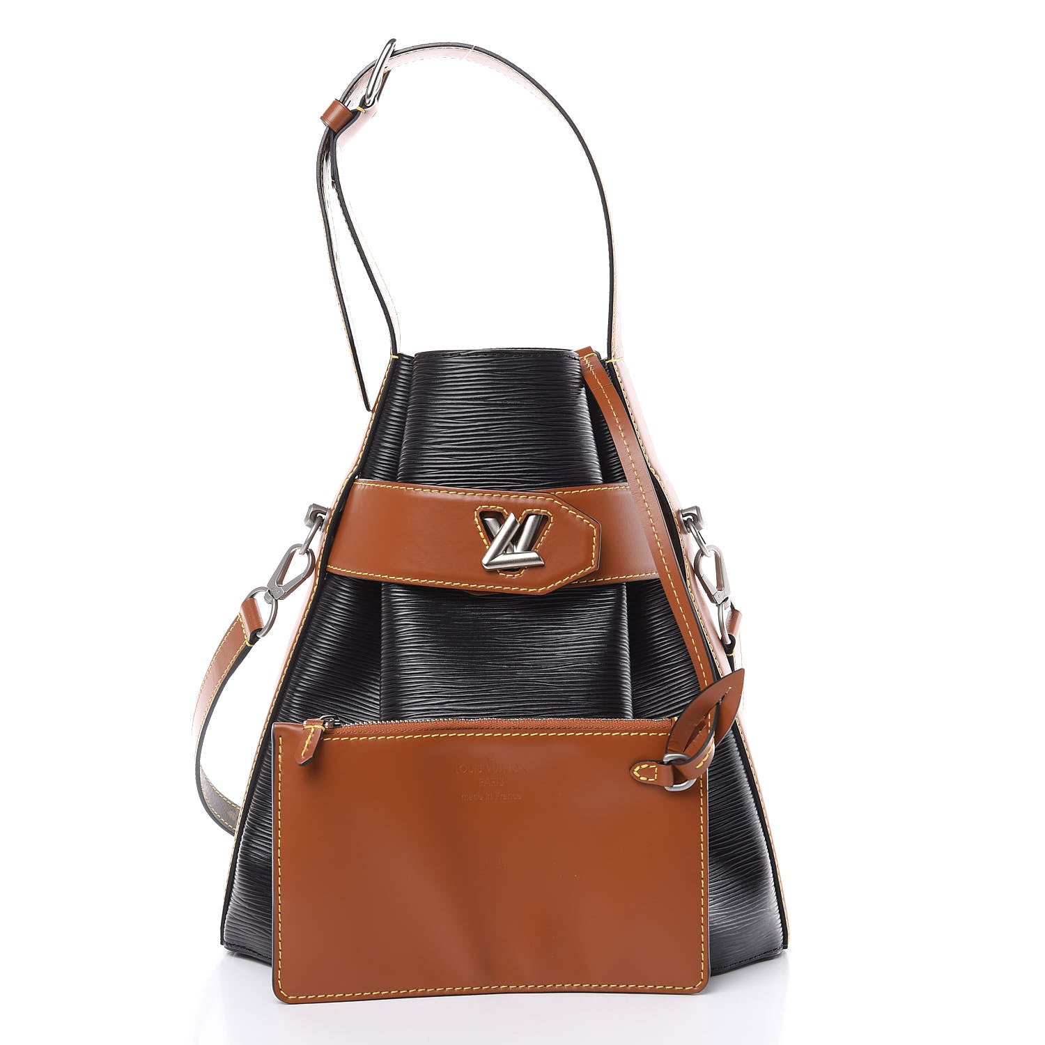 Louis Vuitton Epi Twist Bucket Black 3 of 10