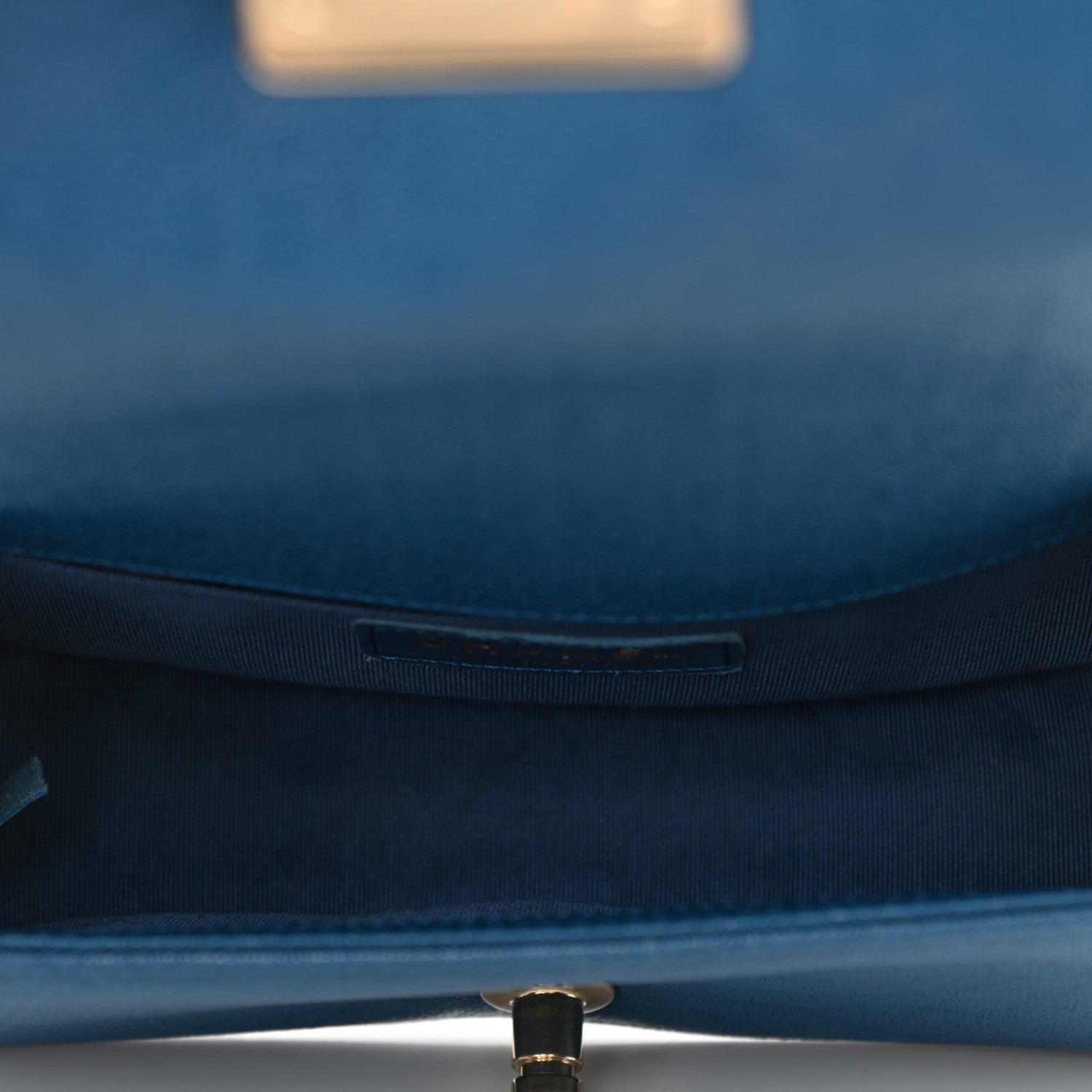 Chanel Caviar Quilted Small Boy Flap Blue 4 of 10