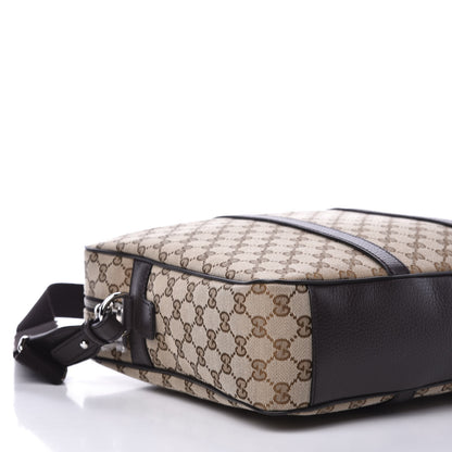 Gucci Monogram Briefcase Dark Brown 5 of 10