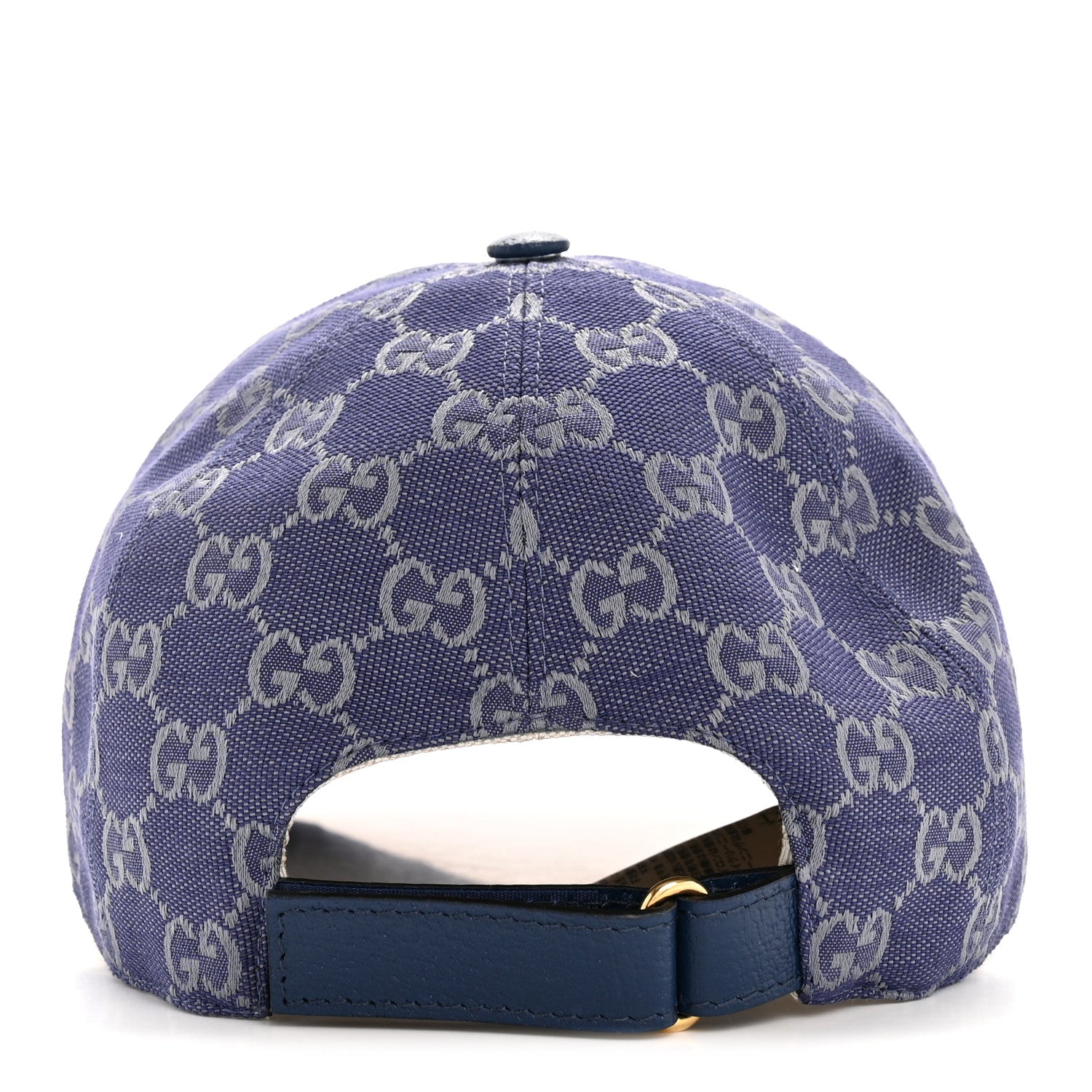 Gucci Monogram New GG Baseball Hat L Blue Grey 6 of 11