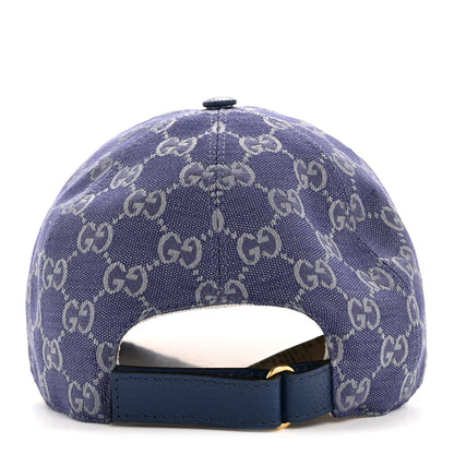 Gucci Monogram New GG Baseball Hat L Blue Grey 6 of 11