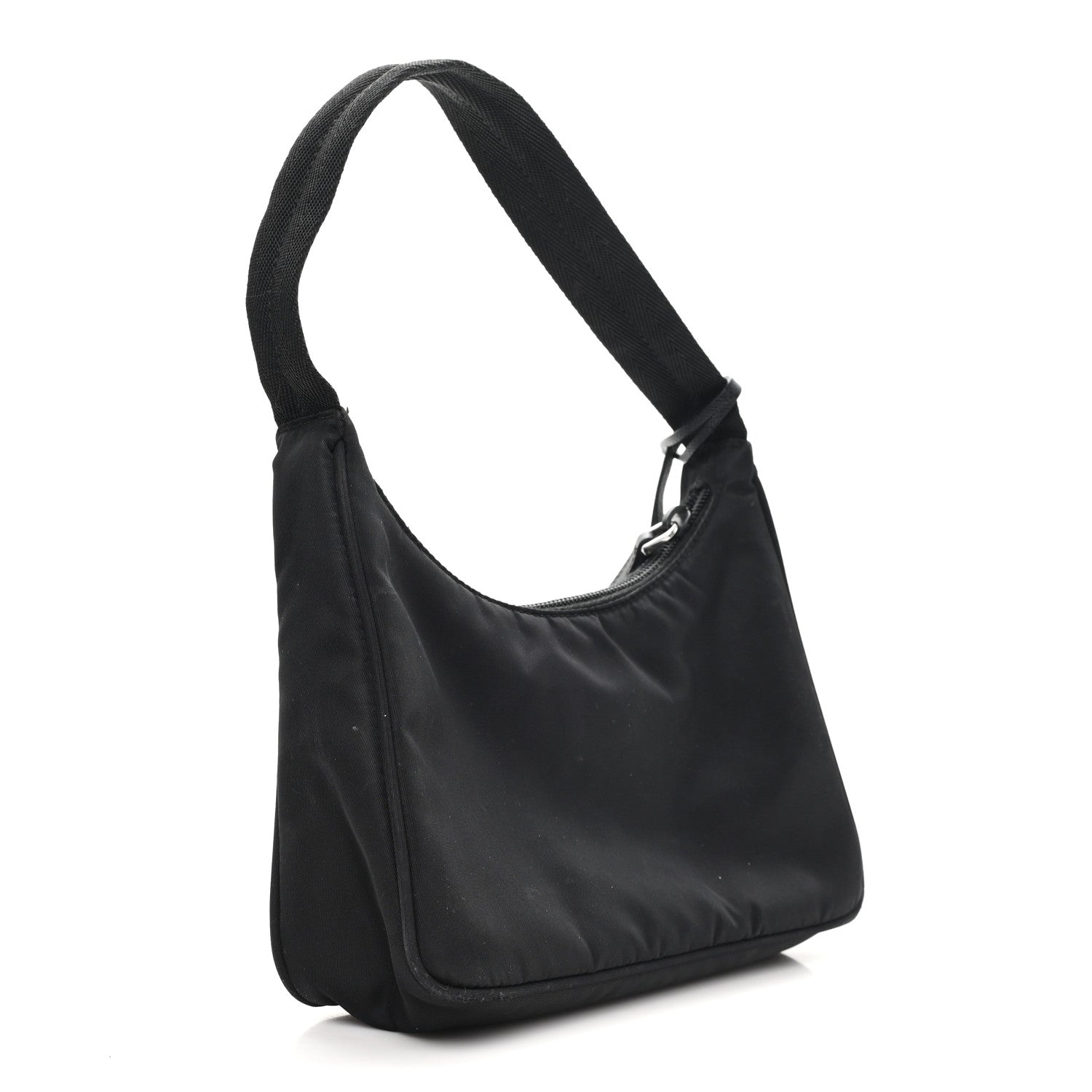 Prada Tessuto Nylon Mini Re-Edition 2000 Bag Black 3 of 13