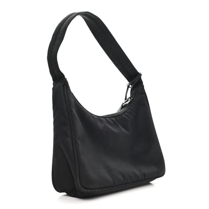 Prada Tessuto Nylon Mini Re-Edition 2000 Bag Black 3 of 13