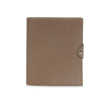 Hermes Togo Ulysse MM Notebook Cover Etoupe 1 of 8