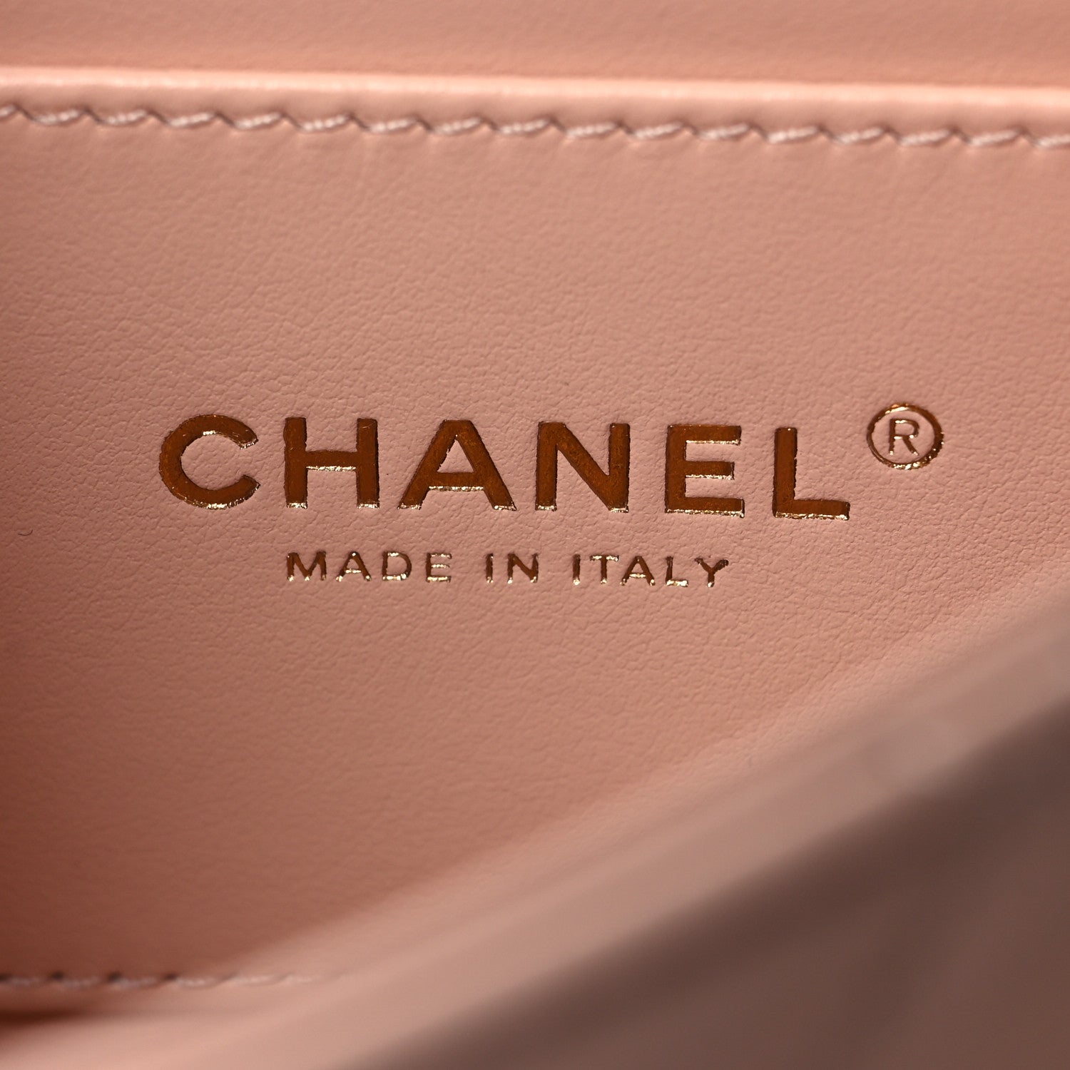 Chanel Lambskin Quilted Mini CC Crystal Logo Chain Flap Pink 6 of 11