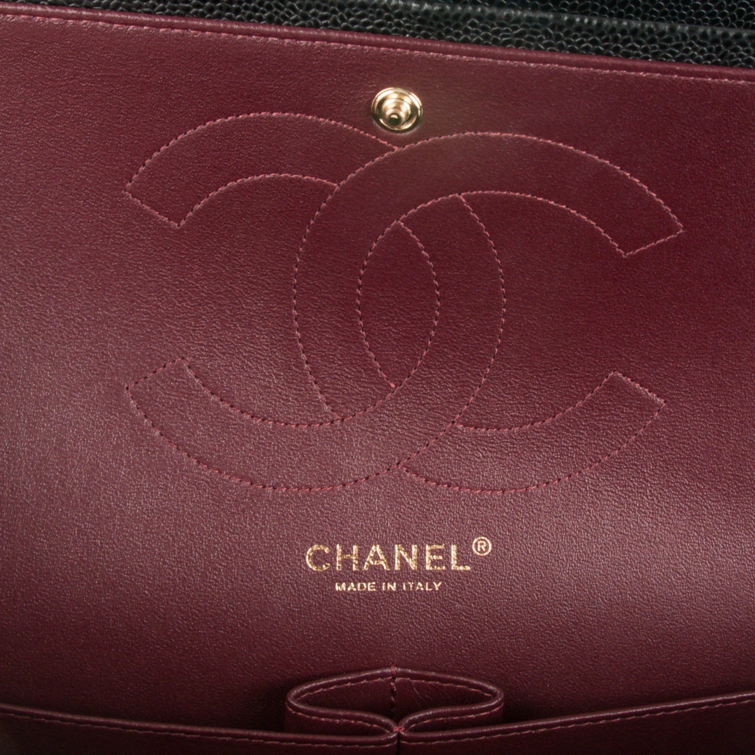 Chanel Caviar Quilted Jumbo Double Flap Black 8 of 9