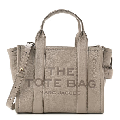 Marc Jacobs Grained Calfskin Small The Tote Bag Taupe 1 of 13