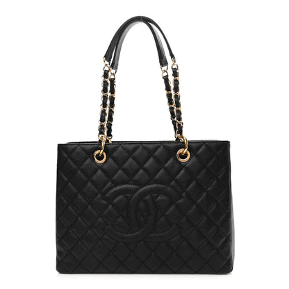 Chanel Caviar Quilted Grand Shopping Tote GST Black 1 of 10
