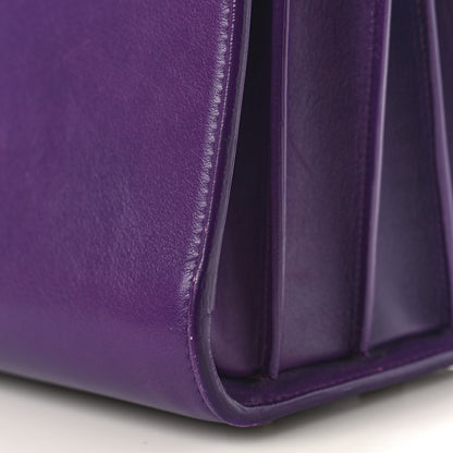Saint Laurent Calfskin Small Sac De Jour Purple 9 of 21