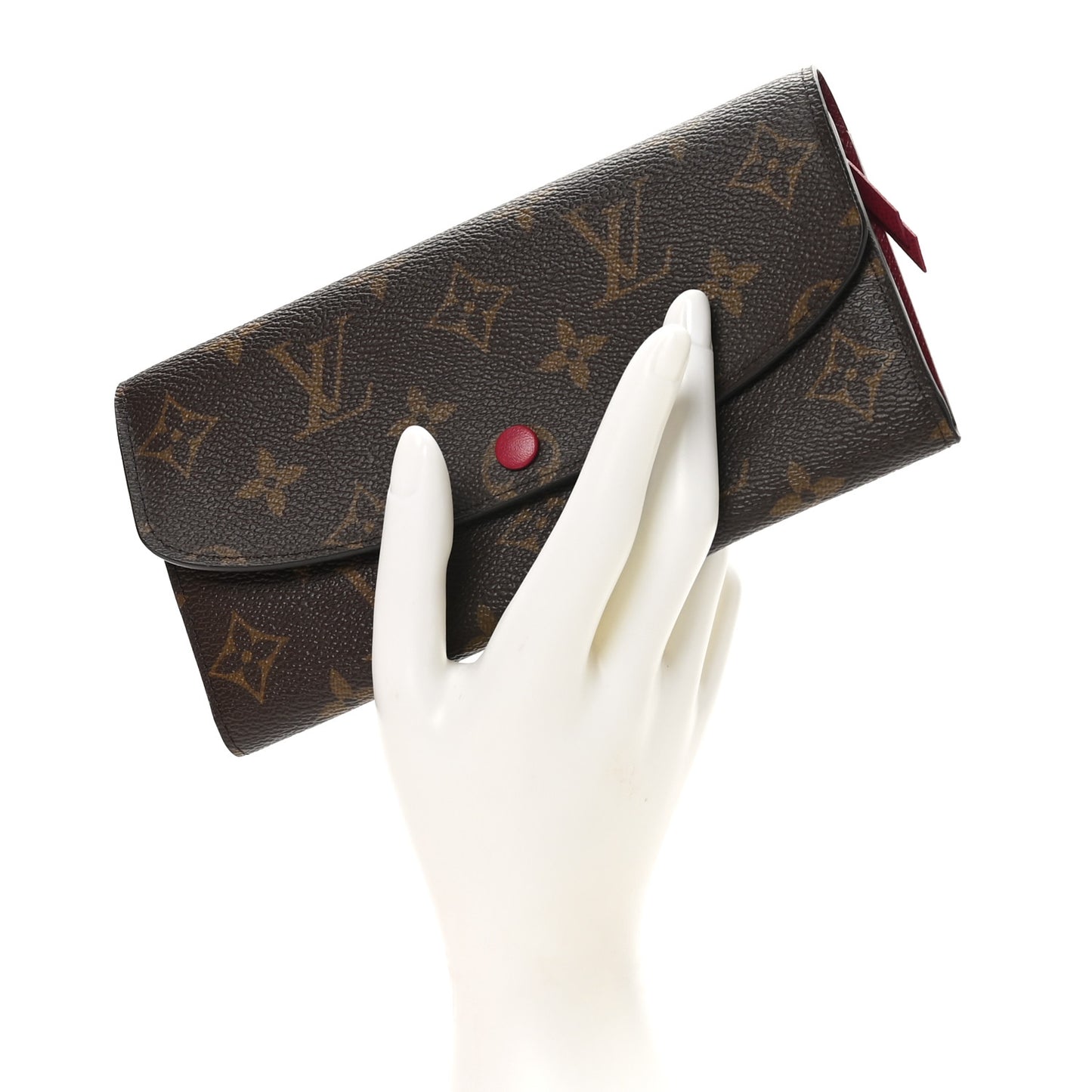 Monogram Emilie Wallet Fuchsia